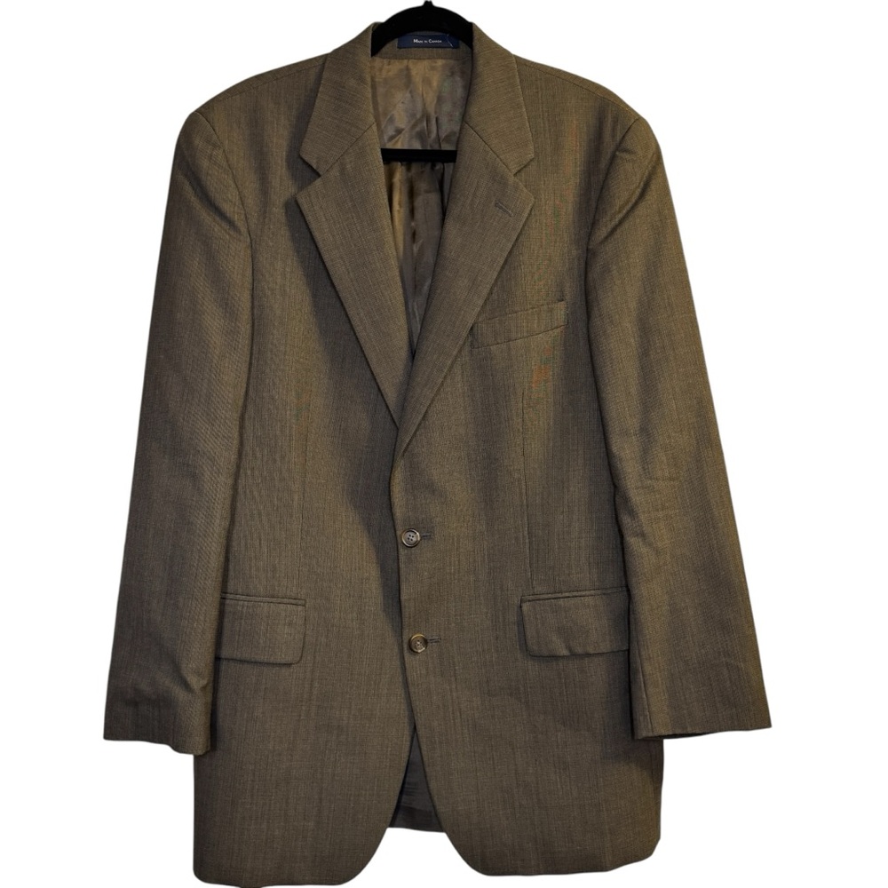 Chaps Ralph Lauren‎ Men’s 42T Brown Wool Sport Coat Blazer Suit Jacket